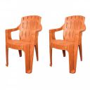 CELLO Hercules Chair Set of 2, Sandalwood...