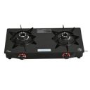 Cello Hexa Toughened Glass-Top 2 Black Aluminium Alloy Burner LPG Gas Stove | 1 Year Warranty...
