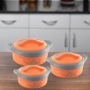 cello Hot Feast Pack of 3 Thermoware Casserole Set (1500 ml, 1000 ml, 500 ml)...