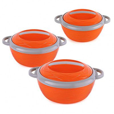 Cello Hot n Fresh Casserole with Inner Steel - 500ml, 1000ml, 1500ml Set of 3