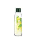 CELLO Hydra 900 Glass Fridge Water Bottle with Plastic Cap 875ml, Olive Green...