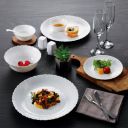 Cello Imperial Plain Dinner Set, 6 Pieces, White...