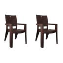 Cello Jordan Chair Set of 2 (Rose Wood) | Strong and Durable | 3 Years Warranty...