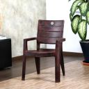 Cello Jordan Plastic High Back Armchair, 1pc(Pearl Brown)...