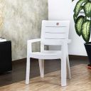 Cello Jordan Plastic High Back Armchair, 1pc(White)...