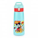 Cello Kidzbee Gulp Best Pals Thermosteel Flask | 3D Touch & Feel Disney & Marvel Design  | 8 Hours Hot & Cold | Leak Proof with Push Button Lid | 490ml | Light Blue...