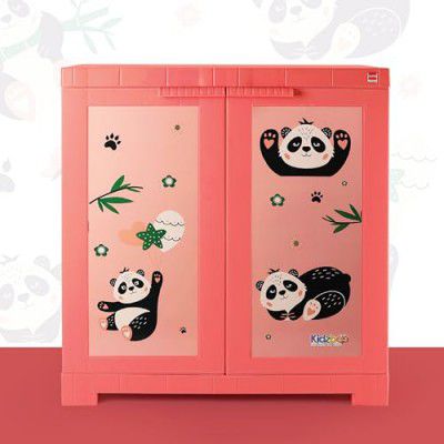 CELLO Kidzbee Mini Marvel Bamboo Budies Design 2 Cabinet PP Plastic Material | | Pink & Peach