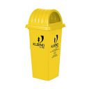 Cello Kleeno Dome Lid Plastic Garbage Dustbin Bucket 110 LTR - Yellow...