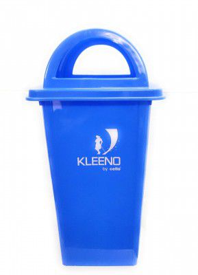 Cello Kleeno Dome Lid Plastic Garbage Dustbin Bucket 110 LTR - Blue