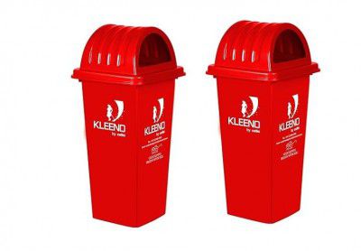 Cello Kleeno Dome Lid Plastic Garbage Dustbin Bucket 110 LTR | Pack of 2