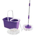 Cello Kleeno Hi Clean Spin Mop with 2 refill and 1 liquid dispenser Violet...