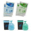 CELLO Kleeno Nature Care Compostable Dry and Wet Garbage Bag Pouch Medium(25L), Set of 4(15 bags each), Blue and Green...