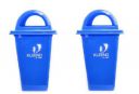 Cello Kleeno Plastic Garbage Dustbin With Dome Lid 110 LTR (Blue/Blue) Combo...