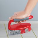 Cello Kleeno Tile Scrubber Plastic Brush, Red and Grey...