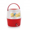 Cello Kool Star Plastic Insulated Water Jug, 15 litres, White/Red...