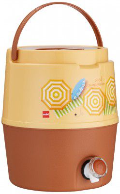 Cello Kool Star Plastic Insulated Water Jug, 5 litres, Beige