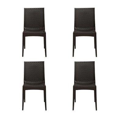 Cello Kraft Garden Chair, Set of 4 (Pearl Brown)