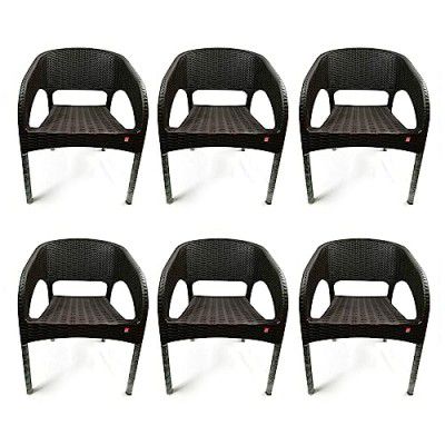 Cello Kraze Chair Brown (Set of 6)