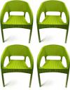 Cello Kraze Chair Mehendi Green (Set of 4)...