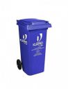 Cello Manual-Lift Garbage Waste Dustbin with Wheel (120 LTR, Blue)...