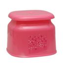 Cello Marbella Square Plastic Stool, Pink...
