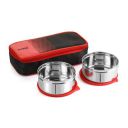 Cello Max Fresh Fresh Matiz Lunch Box, 2 Pc, Red...