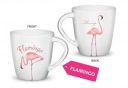 Cello Melmoware Joycee Mugs, 200ml, Flamingo Design, Pack of 1...