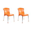 Cello Milano Chair Set Pack of 2 - Orange...