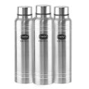 Cello Mileage Stainless Steel Water Bottle, Set of 3...