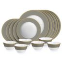 CELLO Moonstone Solitaire Series Opalware Dinner Set of 18 Pieces For Family of 6 | Bone-Ash Free & Leadfree Opal Glass Microwave & Dishwasher Safe, Crockery Plates & Bowls Set For Daily Use & Gifting...