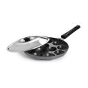 Cello Non-Stick 12 Cavity Appam Patra Single Handle with Stainless Steel Lid...