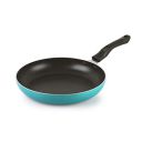 Cello Non Stick Fry Pan Induction Base with Detachable Handle, 24cm, Green | Cookware with Non Stick Coating...