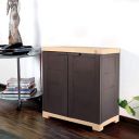 Cello Novelty Compact Plastic Shoe Rack(Brown and Beige)...