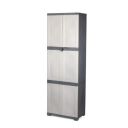Cello Novelty Large Cupboard - White & Grey...