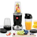 Cello Nutri Maxx Pro 500W Mixer Grinder | (2 multipurpose Jar with 1 sipper bottle) Set of 3 | Smoothie Maker | Black...
