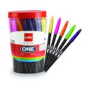 Cello One Blue Ball Pen Jar of 60 Units |Ball Pens Blue | Jar of 60 Units | Ball Pens Set for Students | Pens for Office Use | Ball Pens for Writing Pens | Best Pen for Exam...