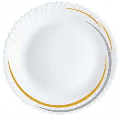 Cello Opalware Dazzle Series Golden Arc Dinner Set, 18 Units