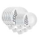 Cello Opalware Dazzle Series Winter Pine Dinner Set, 18 Units | Opal Glass Dinner Set for 6...