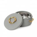 CELLO Ornetto 2000 Insulated Steel Casserole Hot Box for Kitchen 2000 ml Grey...