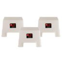 Cello Plastic BathTime Stool, Standard, Beige, Set of 3...