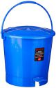 Cello Plastic Pedal Bin with Garbage Bucket - Small, 6 Litre, Blue, Set of 1...