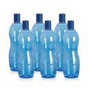 Cello Polka PET Bottle Set, 1 Litre, Set of 6, Blue...