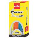 Cello Power Line Highlighter - Pack of 10 (Multicolor)...