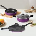 Cello Prima Multipurpose Non-Stick Cookware Set – 6 Pieces...