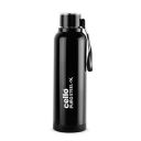 Cello Puro Steel-X Benz 900 | Leak Proof| Wide Mouth & Easy to Open | Insulated Inner Steel Outer Plastic Water Bottle | 730ml | Black...