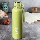 Cello Puro Steel-X Benz 900 | Leak Proof| Wide Mouth & Easy to Open | Insulated Inner Steel Outer Plastic Water Bottle | 730ml | Green...