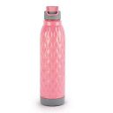 CELLO Puro Wave 900 Water Bottle | Easy Carry Wrist Belt | Covered Drinking Spout | Refrigerator Safe| Plastic Bottle | 690ml, Pink...