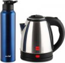 cello Quick Boil Lifestyle Kettle 1.5 L + Sippa 1000 ML Stainless Steel...