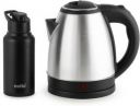 cello Quick Boil Lifestyle Kettle 1.5 L + Sippa 500 ML Stainless Steel Water Bottle Electric Kettle (1.5 L, Silver)...