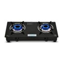 CELLO Regal Premium Brass Gas Cooktop, Better Heat Distribution, Toughened Glass, 1 Year Manufacturer's Warranty (2 Burner)...